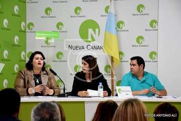 Asamblea de Nueva Canarias de esta tarde en Telde (foto Antonio Alí)